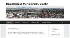 Desktop Screenshot of dompfarrei-mainz.de