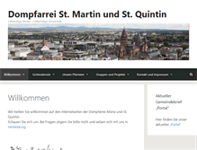 Tablet Screenshot of dompfarrei-mainz.de